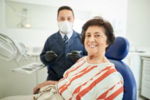 Patient at appointment with a Medicaid dentist Seattle trusts